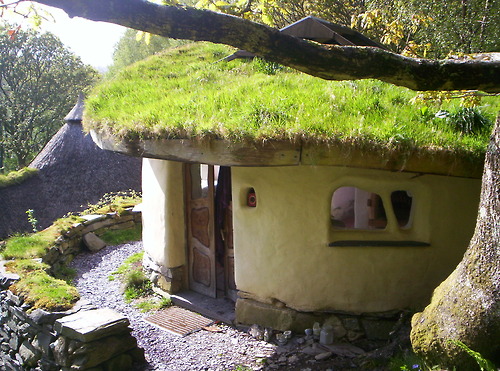 Una casa realizzata in cob