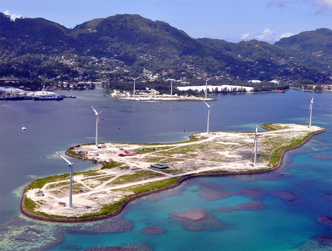 Il primo impianto eolico delle Seychelles realizzato dalla Masdar