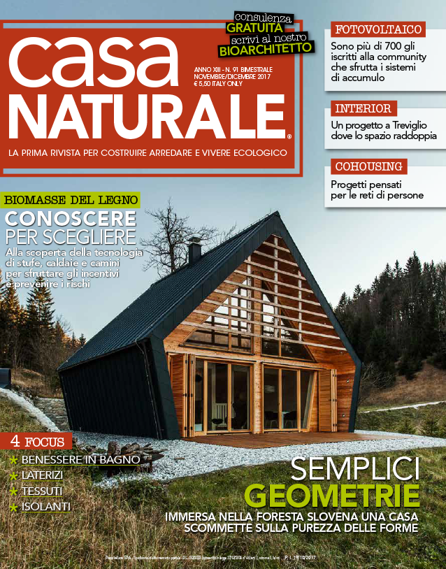 Casa Naturale - E' in edicola il numero di novembre-dicembre 2017