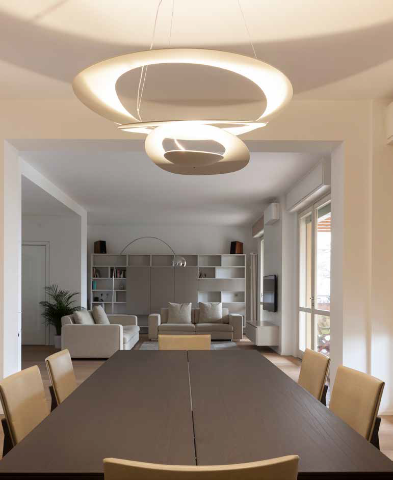 sala da pranzo e living casa Mama
