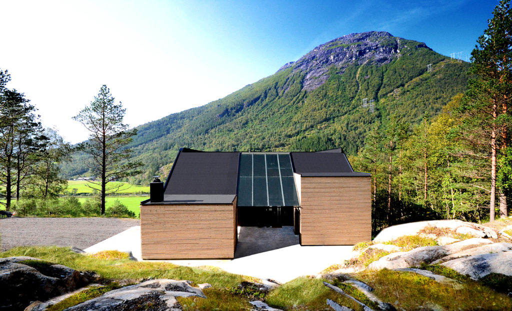 Luce del nord: in Norvegia una casa di legno e vetro