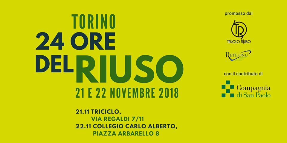 A Torino, la 24 Ore del Riuso: Night&Day per l'economia circolare