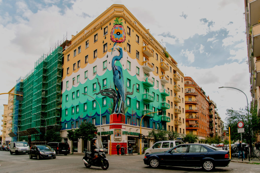 A Roma il più grande murales mangia-smog d’Europa