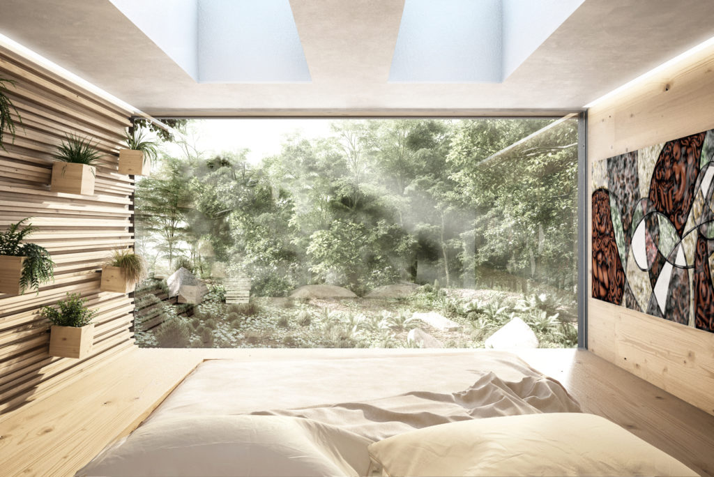 case futuribili in legno sostenibili