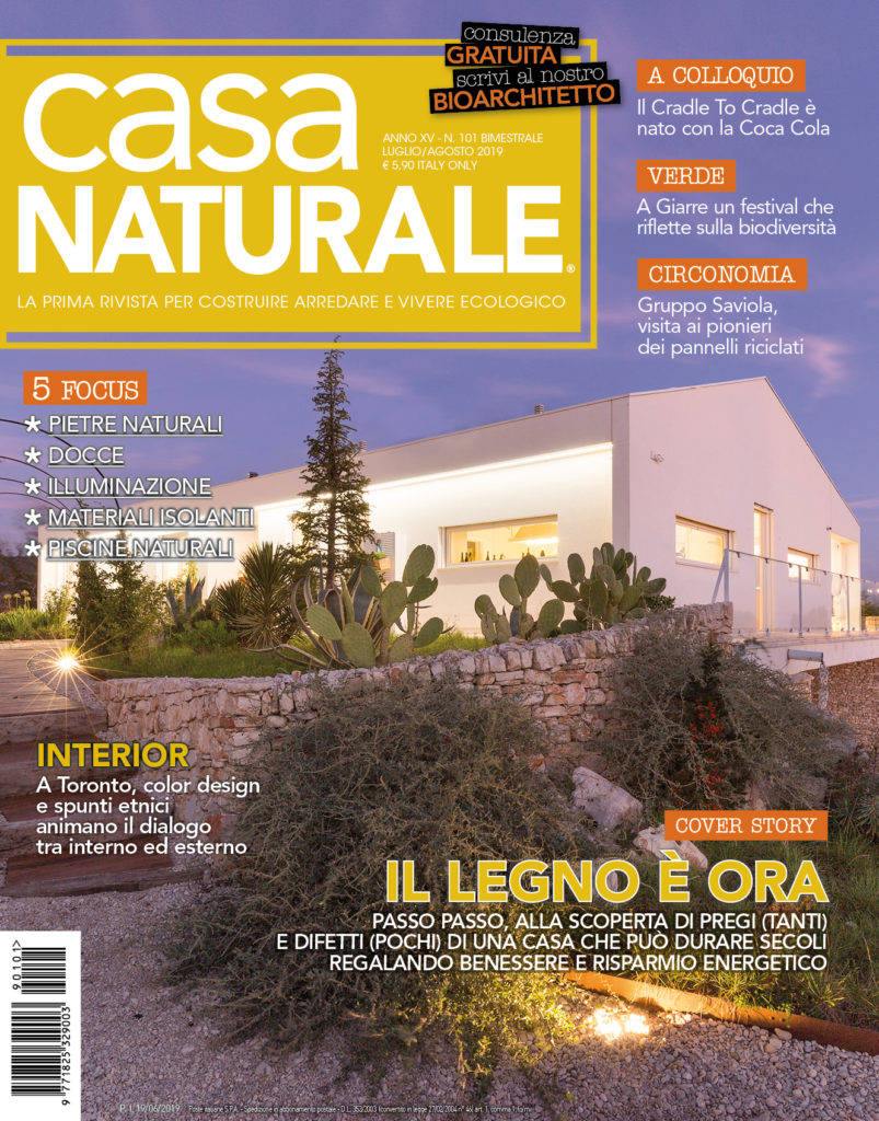 Casa Naturale - E' in edicola il numero di luglio-agosto 2019