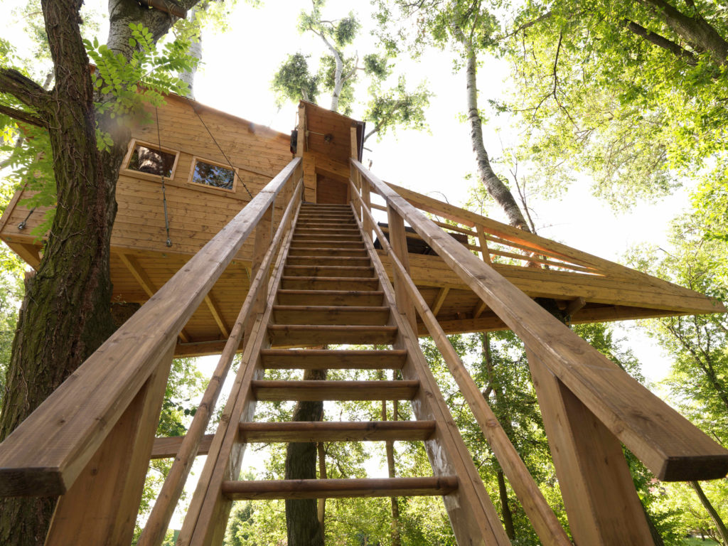 La casa sull’albero immaginata da Davide Giovati