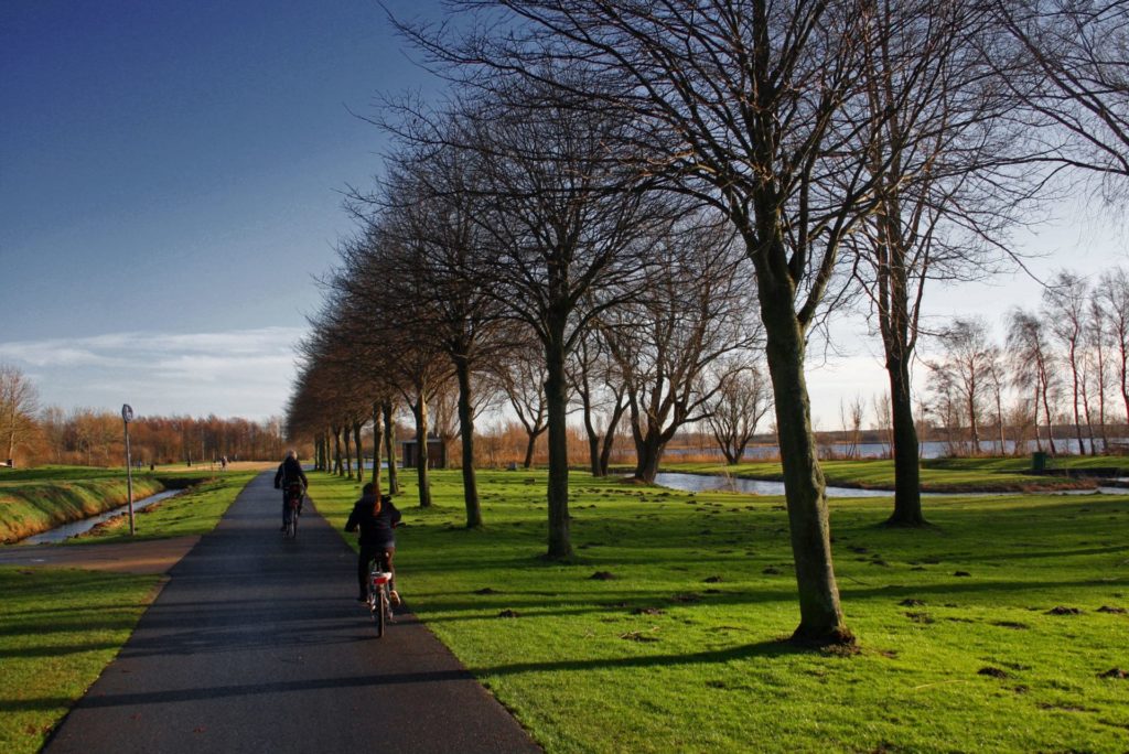 Una pista ciclabile fotovoltaica a Milano