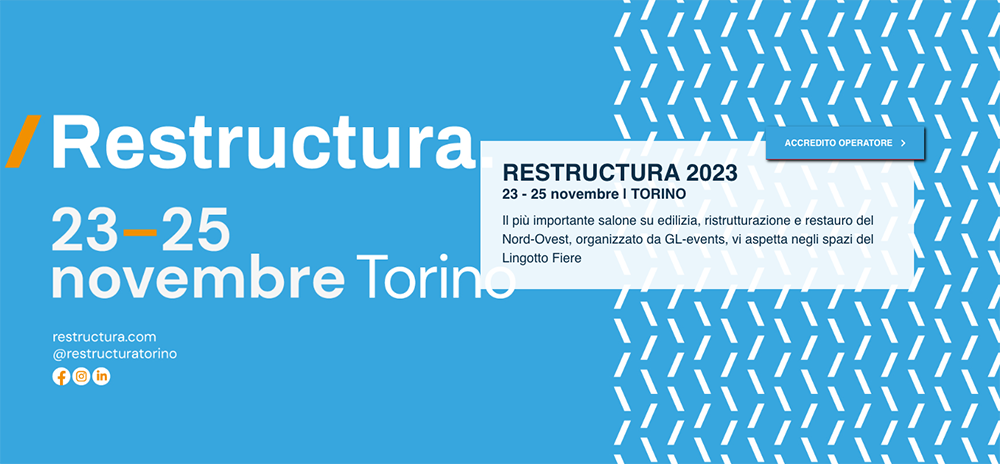 Restructura 2023, edizione dedicata all'edilizia del futuro
