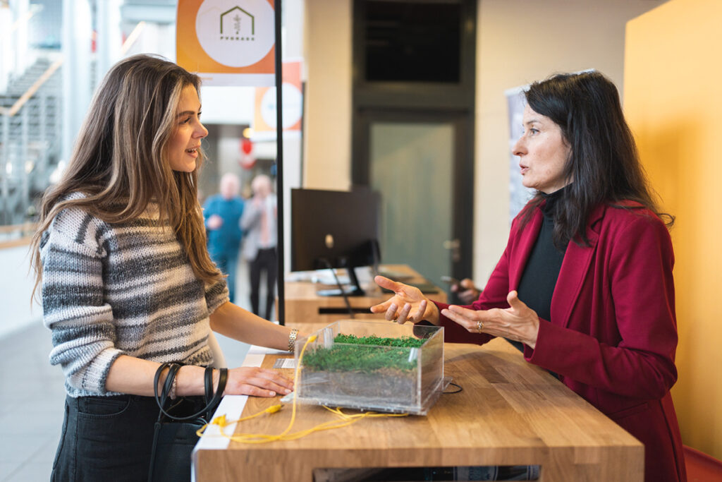 Una delle startup innovative dell’edilizia sostenibile presenti al Future Hub Klimahouse 2025